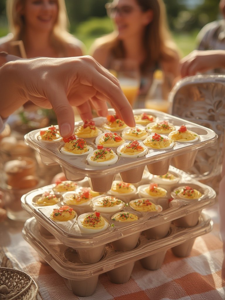 egg carrier in action