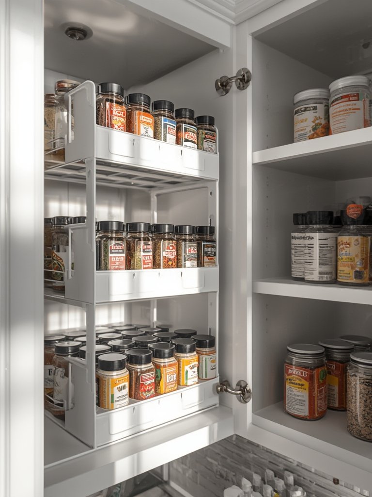 spice organizer in action